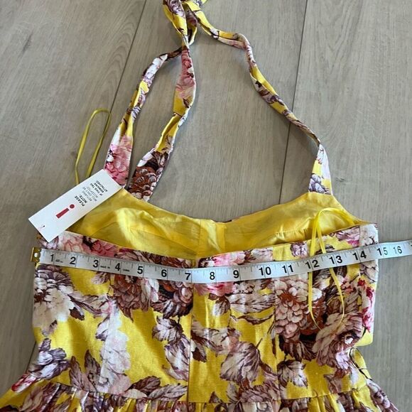 Bardot Women's Labella Floral Halter Midi Dress size xs - Picture 4 of 10